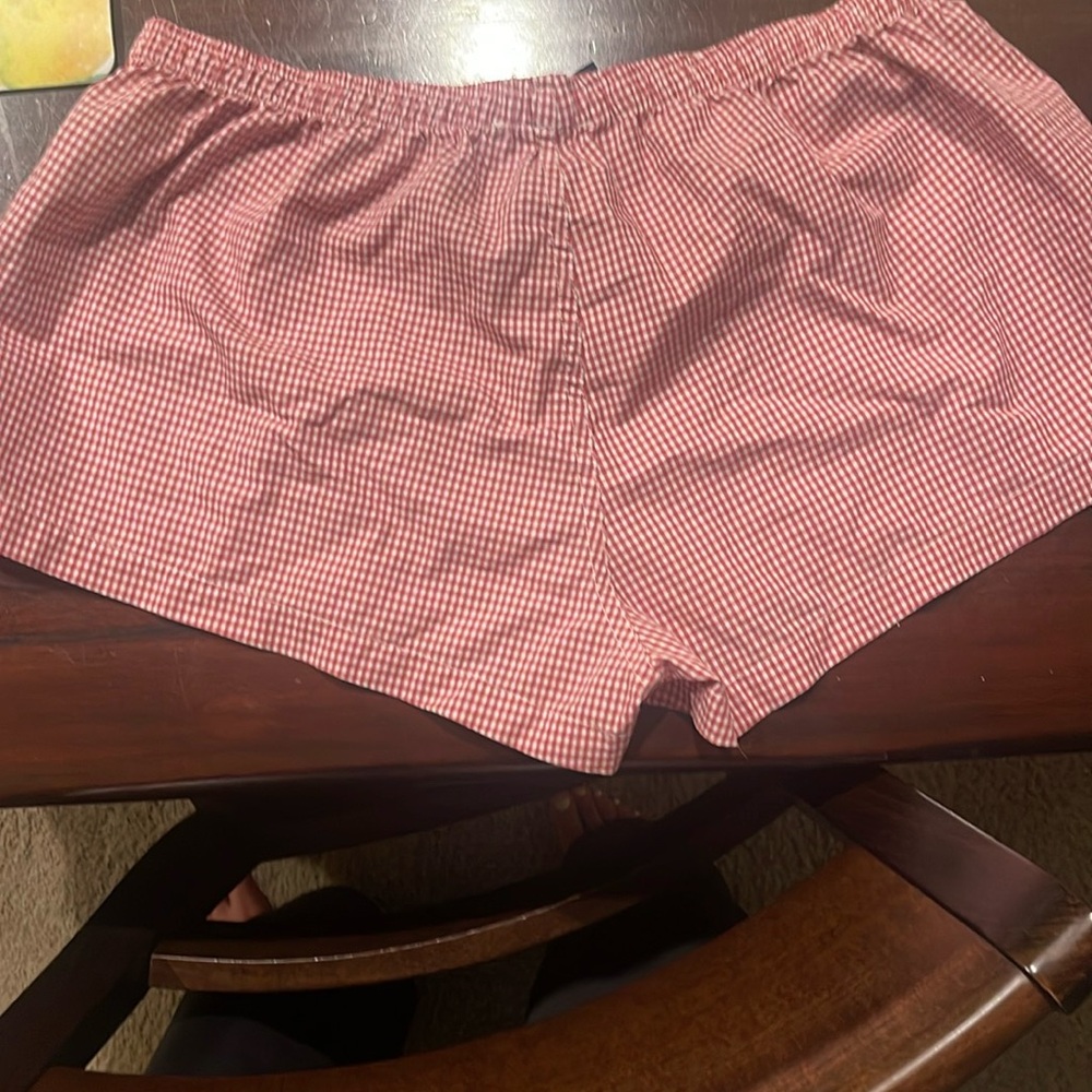 Brandy Melville Red Checkered Shorts - Picture 3 of 3